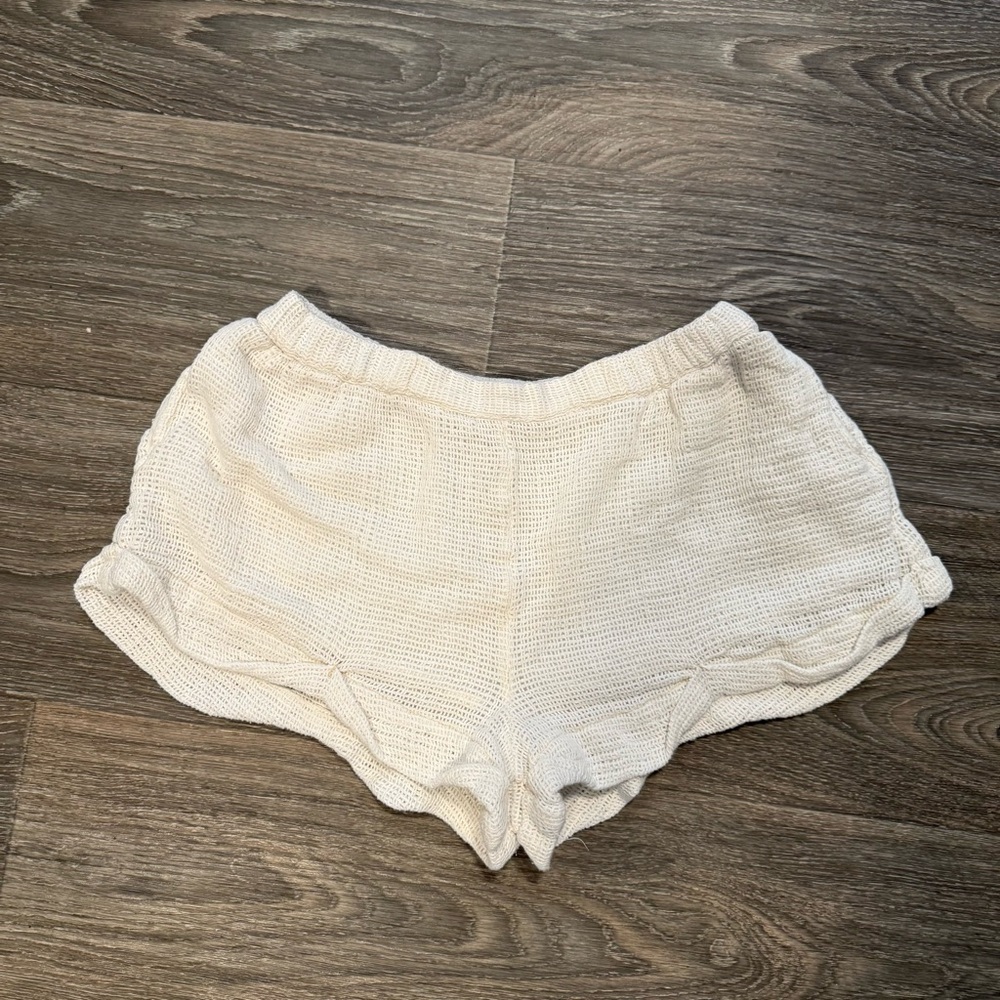 urban outfitters out from under 100% cotton beach boardwalk textured knit shorts